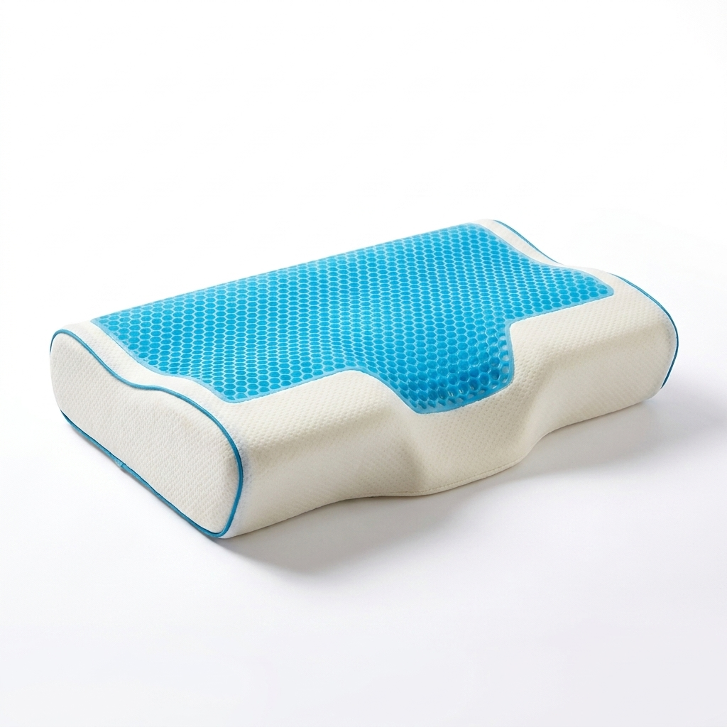 Cooling gel memory foam pillow