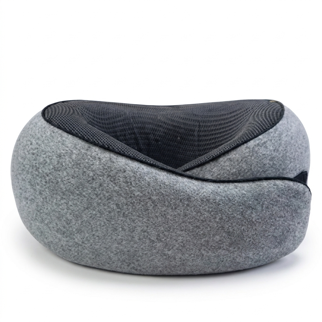 Travel neck pillow - dark grey