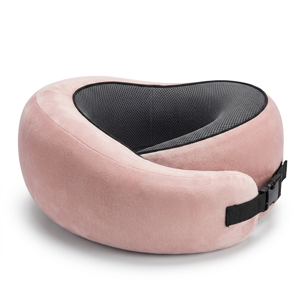 Travel neck pillow - pink